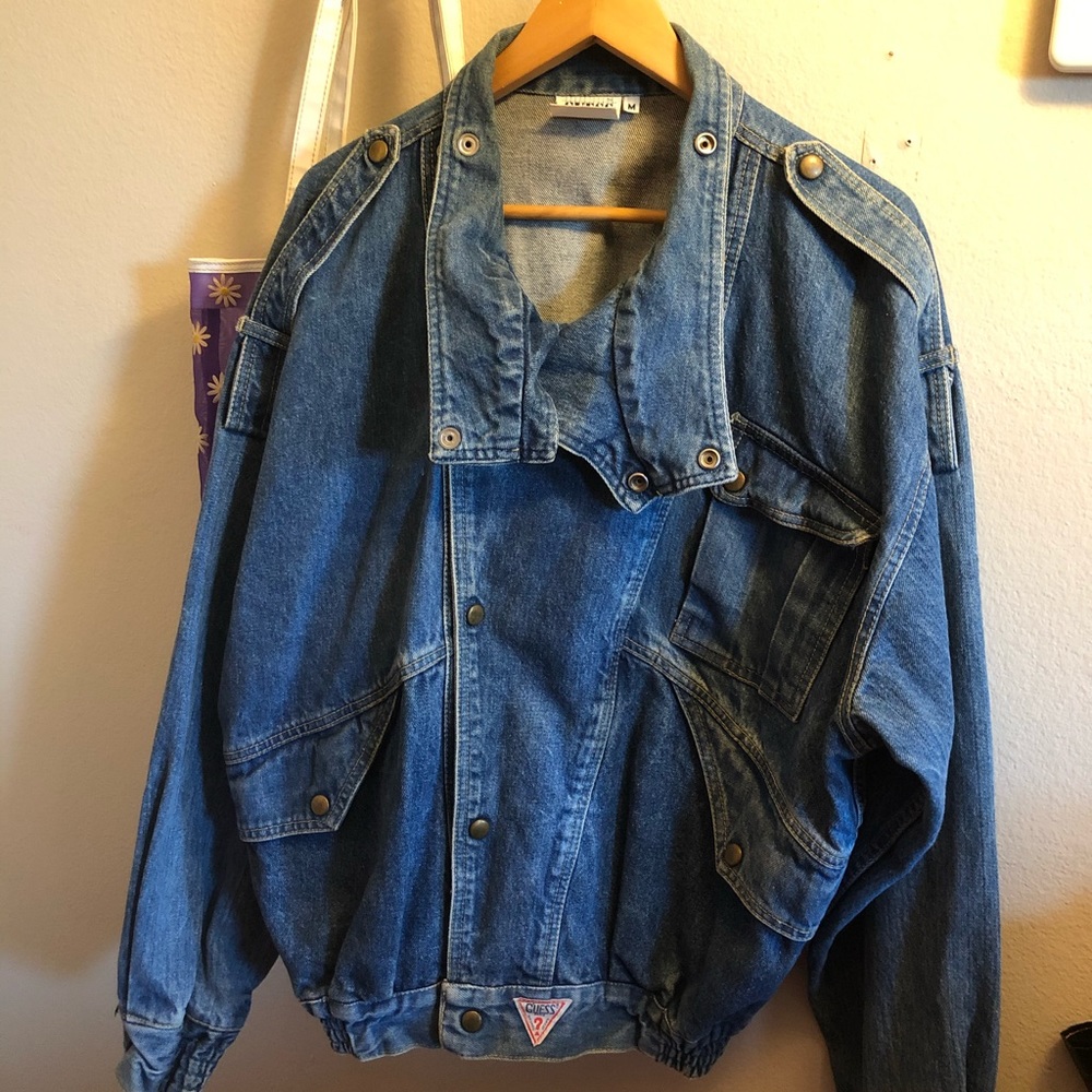 Vtg men’s Guess by George Marciano denim jacket